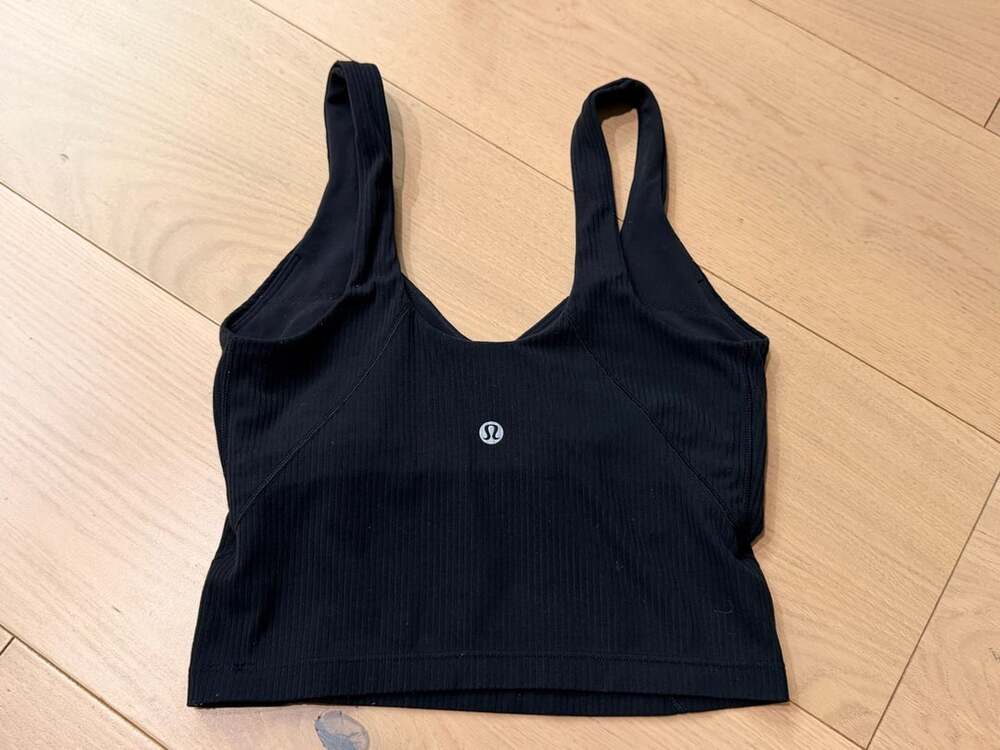 Lululemon Align Ribbed Tank Top Black Size 2